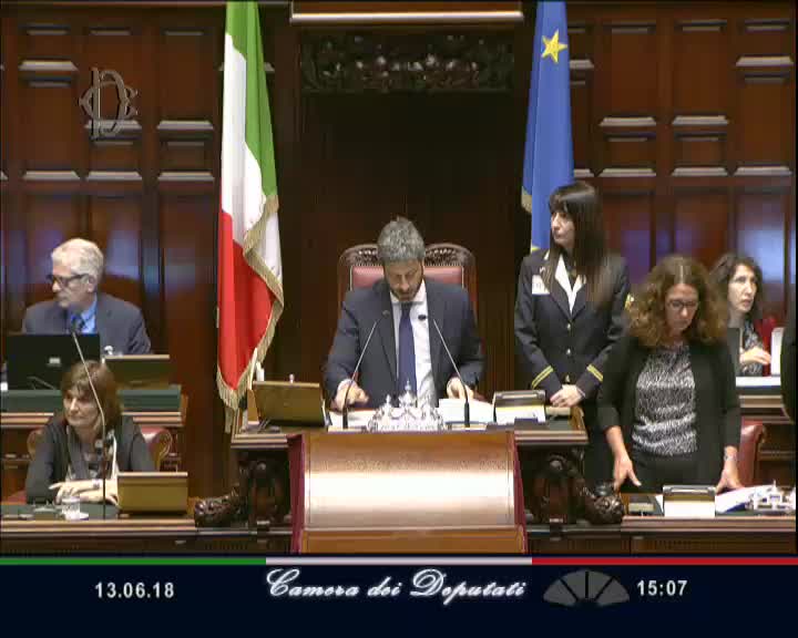 Segui la diretta AULA, Seduta 14 - La Camera elegge Rampelli Vicepresidente e D'Incà Questore su webtv.camera.it