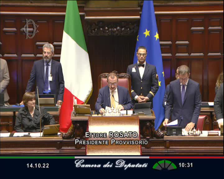 Segui la diretta AULA, Seduta 1 - Lorenzo Fontana eletto Presidente della Camera su webtv.camera.it