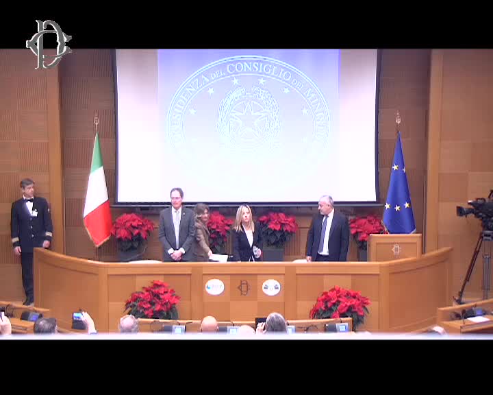 Segui la diretta Conferenza stampa di fine anno del Presidente del Consiglio, Giorgia Meloni su webtv.camera.it