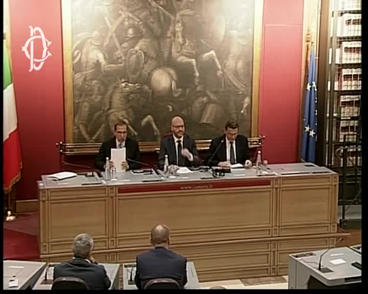 Cerimonia del Ventaglio con il Presidente Fontana - versione lis