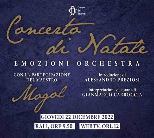 Concerto di Natale dall'Aula di Montecitorio - Presente Fontana