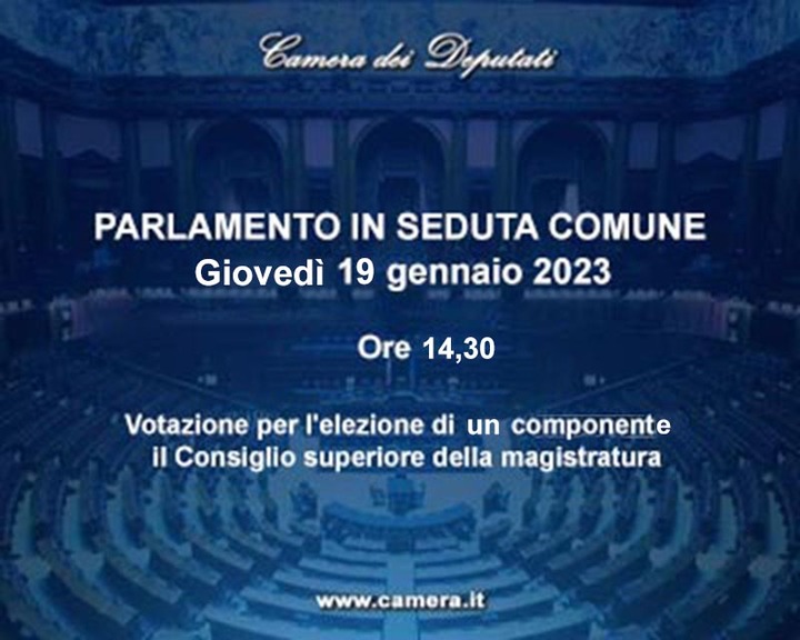 Segui la diretta PARLAMENTO IN SEDUTA COMUNE - ​Csm, Parlamento in seduta comune ha eletto decimo componente laico su webtv.camera.it
