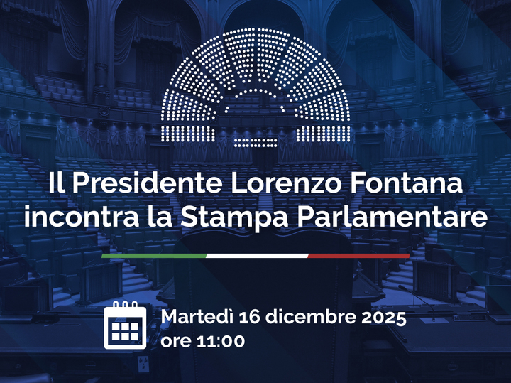 Scambio di auguri tra Presidente Fontana e Stampa parlamentare