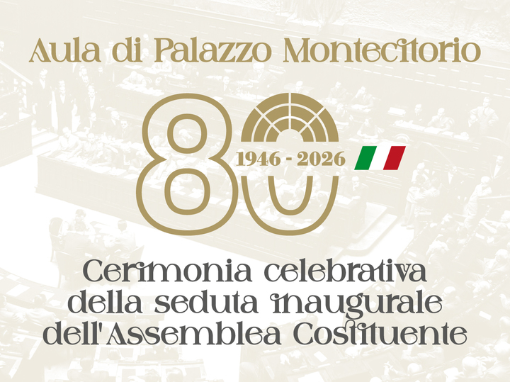 80 anni dalla prima seduta dell'Assemblea Costituente. Cerimonia con l'intervento del Presidente M...